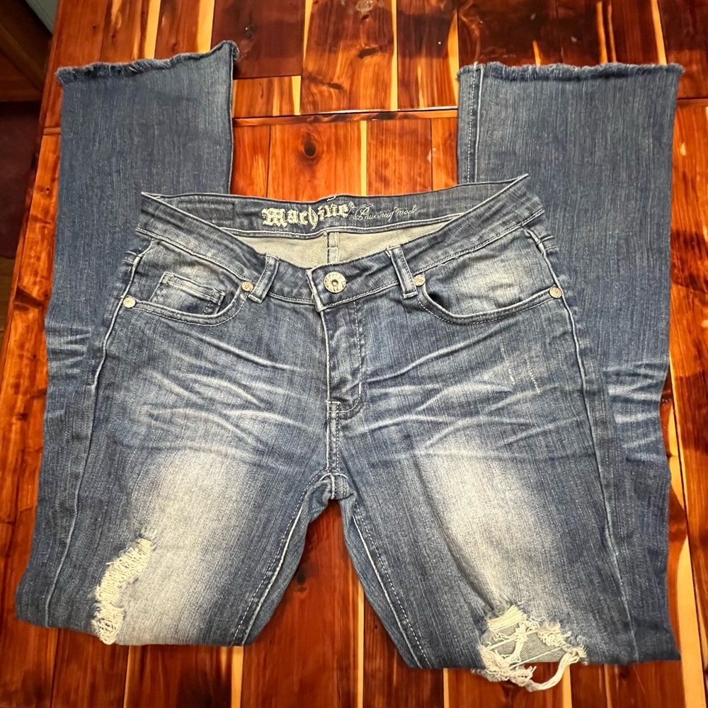 Machine Ripped Jeans. Size 7. - Picture 3 of 14